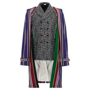 Comme Des Garçons Layered Double-Breasted Blazer With Corduroy Trench Coat - NWT